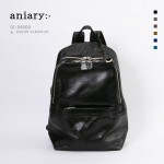 【aniary|アニアリ】アンティークレザー バックパック 01-05000-BK